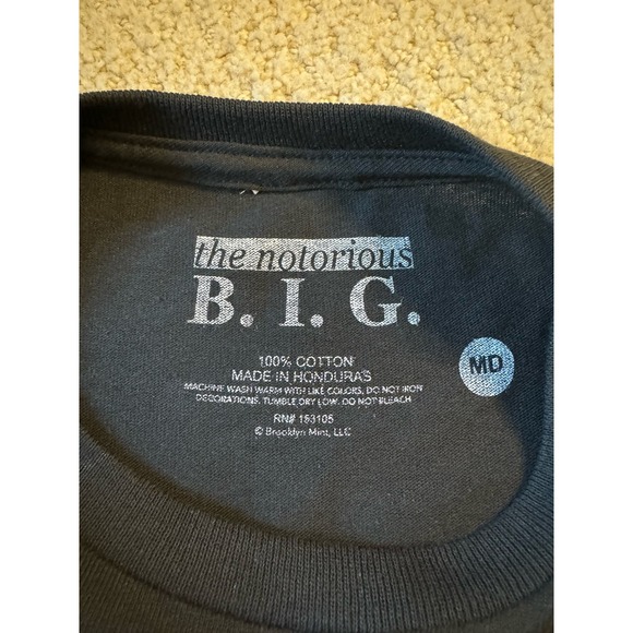 NWOT The Notorious BIG Black Tee - Picture 4 of 4